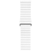 photo Curelușă Apple Watch Loop Leather/ 42/ 44 mm/ White Forest