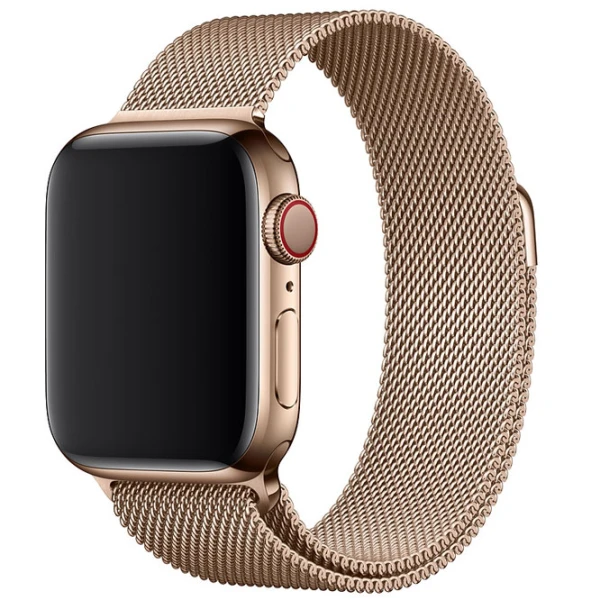 Curelușă Apple Watch Milanese Loop Steel/ 38/ 40 mm/ Gold photo 3