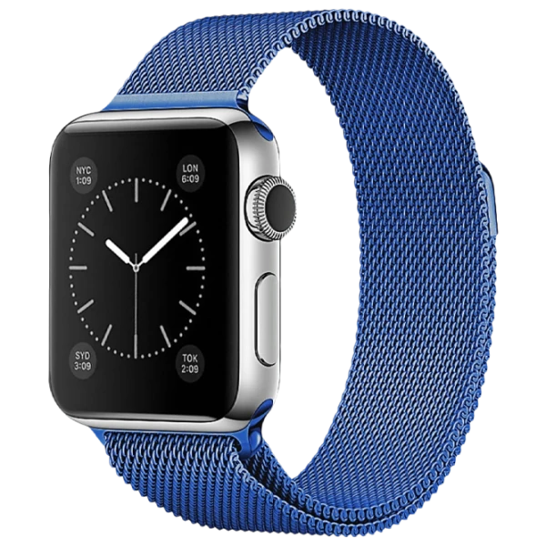 Curelușă Apple Watch Milanese Loop Steel/ 38/ 40 mm/ Blue Light photo 1