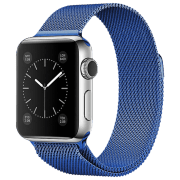 photo Curelușă Apple Watch Milanese Loop Steel/ 38/ 40 mm/ Blue Light