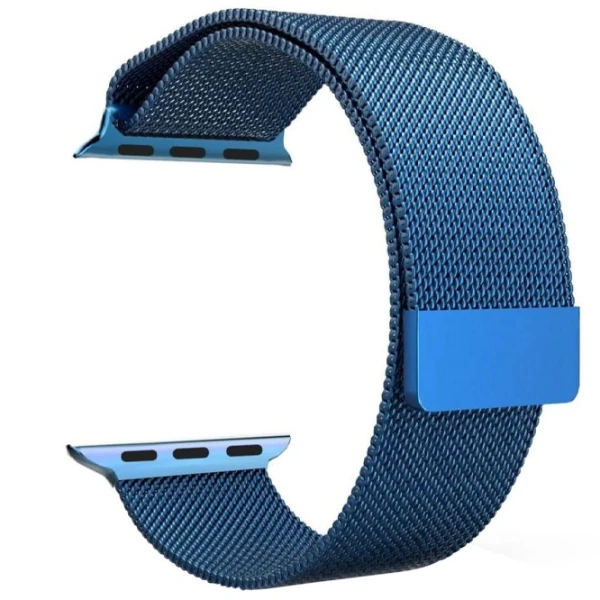 Curelușă Apple Watch Milanese Loop Steel/ 38/ 40 mm/ Blue Light photo 2