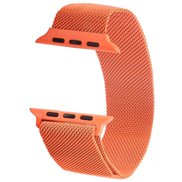 Curelușă Apple Watch Milanese Loop Steel/ 38/ 40 mm/ Orange photo 3