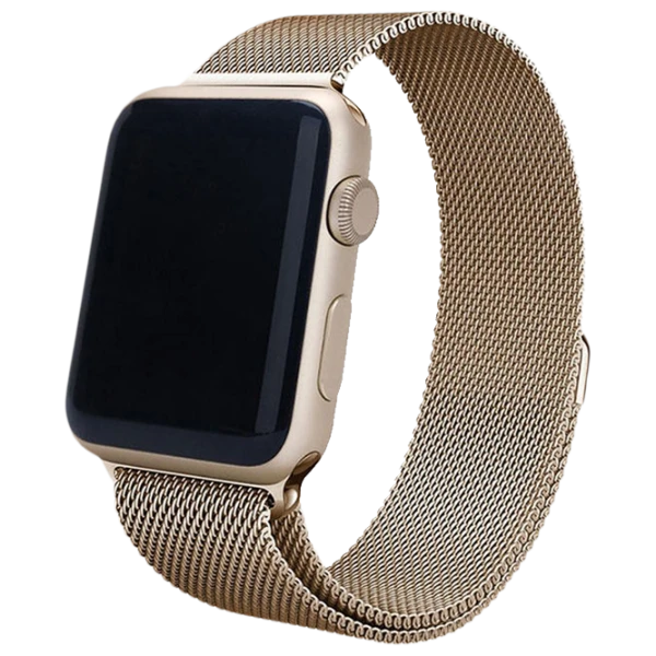 Curelușă Apple Watch Milanese Loop Steel/ 38/ 40 mm/ Sand gold photo 1