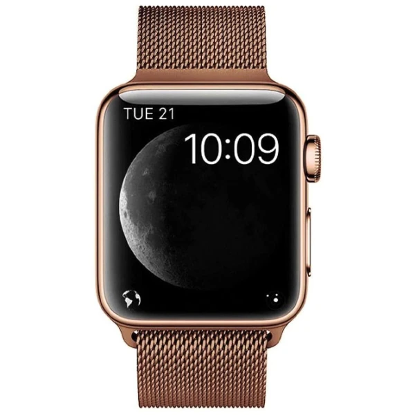 Curelușă Apple Watch Milanese Loop Steel/ 42/ 44 mm/ Bronze photo 2