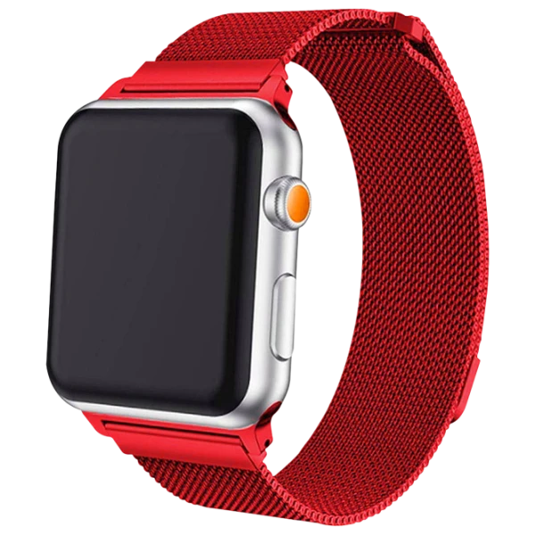 Curelușă Apple Watch Milanese Loop Steel/ 42/ 44 mm/ Rose Red photo 1