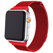 photo Curelușă Apple Watch Milanese Loop Steel/ 42/ 44 mm/ Rose Red
