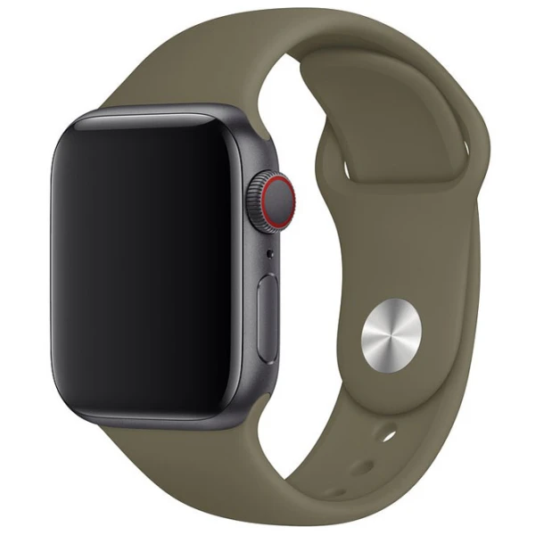 Curelușă Apple Watch S/ M & M/ L Silicon/ 38/ 40 mm/ Khaki photo 2