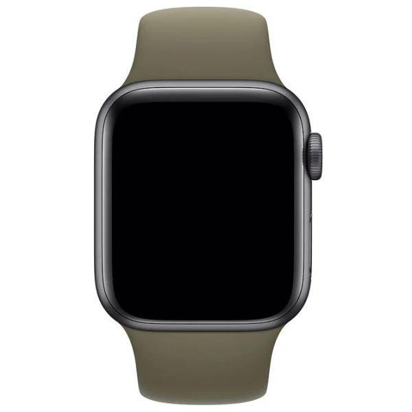 Curelușă Apple Watch S/ M & M/ L Silicon/ 38/ 40 mm/ Khaki photo 3
