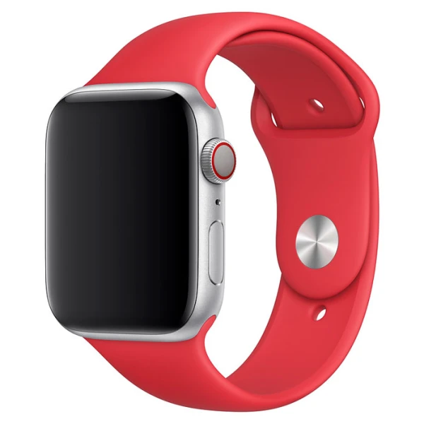 Curelușă Apple Watch MWUQ2ZM/ A Silicon/ Red photo 3