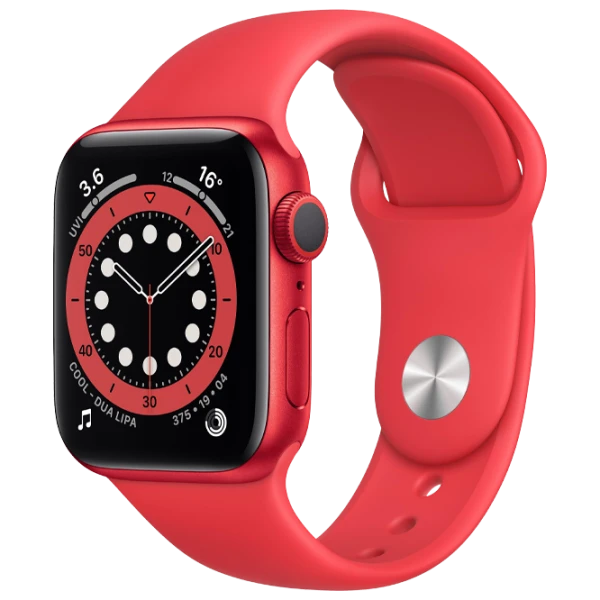 Curelușă Apple Watch S/ M & M/ L Silicon/ 38/ 40 mm/ Red photo 1