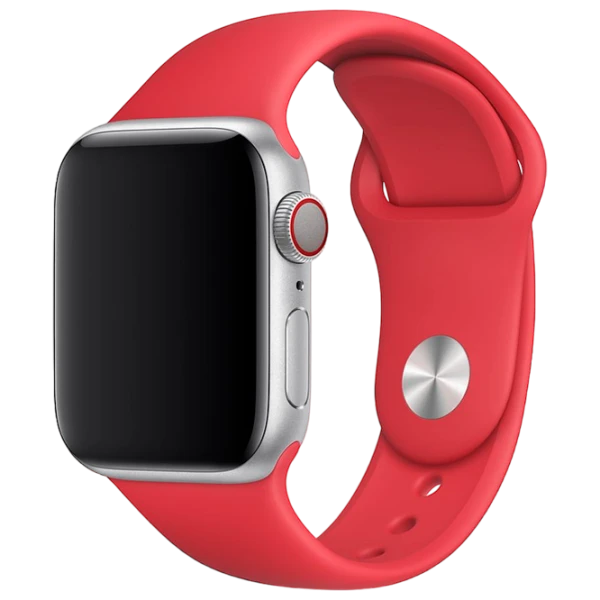 Curelușă Apple Watch M/ S Silicon/ 42/ 44 mm/ Red photo 1