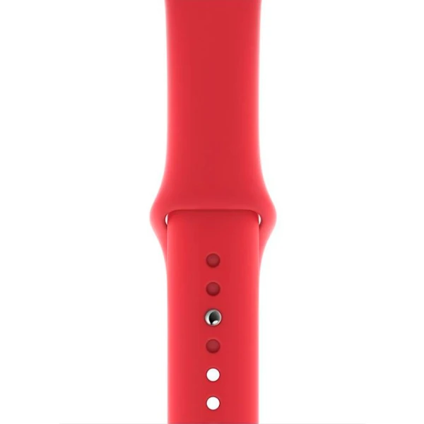 Curelușă Apple Watch M/ S Silicon/ 42/ 44 mm/ Red photo 3