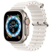 photo Curelușă Apple Watch Ocean Band 49 mm/ White