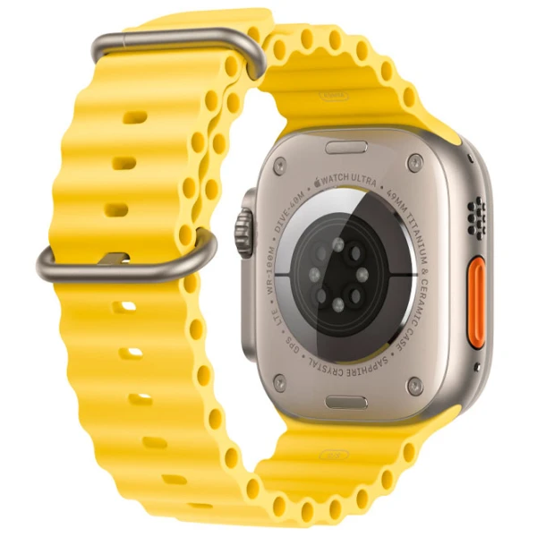 Curelușă Apple Watch Ocean Band 49 mm/ Yellow photo 4