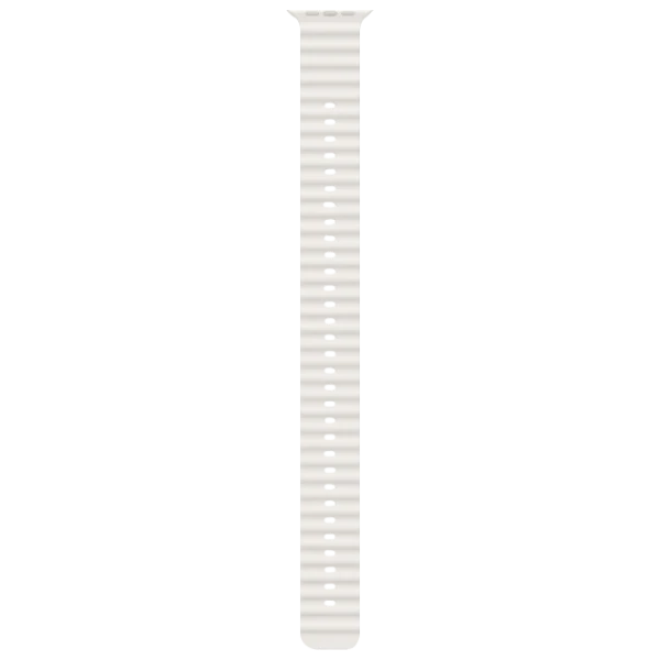 Curelușă extensie Apple Watch Ocean Band Silicon/ 49 mm/ White photo 1