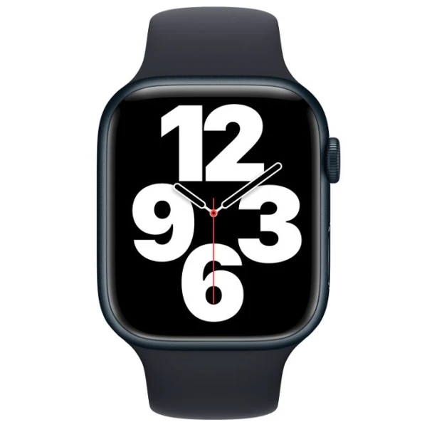 Ремень Apple Watch Midnight Sport Силикон/ 45 мм/ Черный photo 3