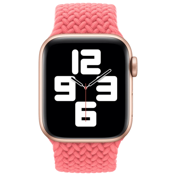 Curelușă Apple Watch Solo Loop Braided Poliester/ 40 mm/ Pink Punch photo 2