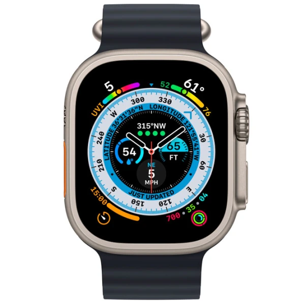 Удлинительный ремень Apple Watch Ocean Band Силикон/ 49 мм/ Midnight photo 2