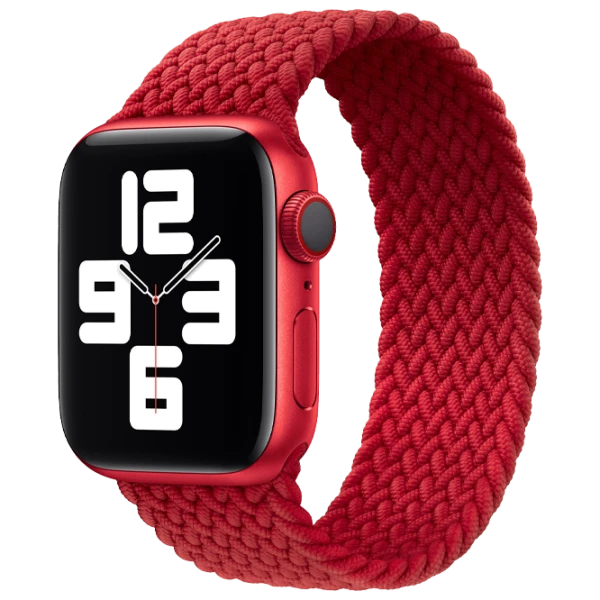 Curelușă Apple Watch Solo Loop Braided Poliester/ Red photo 3