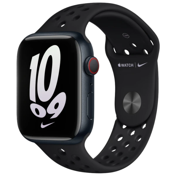 Ремень Apple Watch Watch Nike Sport Фторэластомер/ 42, 44, 45 мм/ Черный Anthracite photo 1