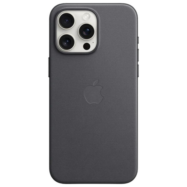 Чехол для смартфона iPhone 15 Pro Max MagSafe Back/ FineWoven/ Черный photo 2