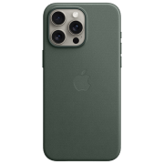 photo Husă pentru smartphone iPhone 15 Pro Max MagSafe Back/ FineWoven/ Green