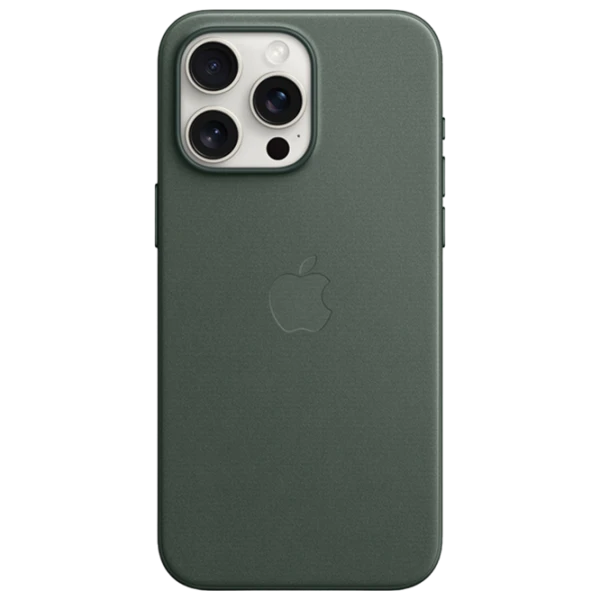 Чехол для смартфона iPhone 15 Pro Max MagSafe Back/ FineWoven/ Зелёный photo 2