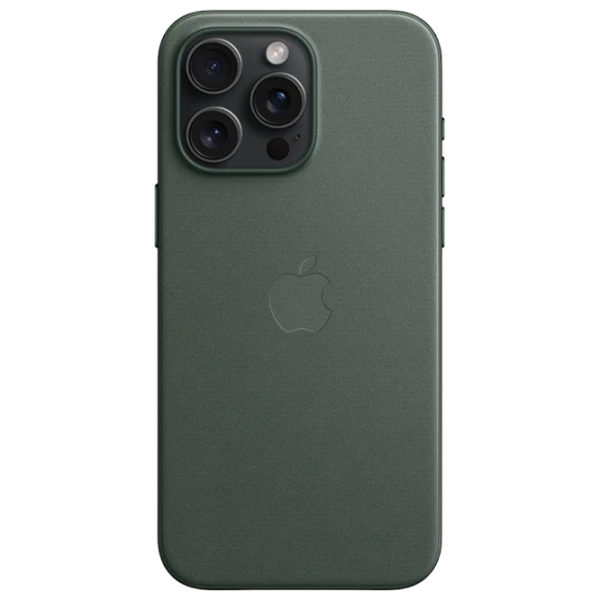 Чехол для смартфона iPhone 15 Pro Max MagSafe Back/ FineWoven/ Зелёный photo 3