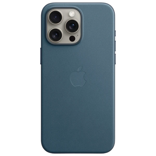 Husă pentru smartphone iPhone 15 Pro Max MagSafe Back/ FineWoven/ Blue photo 1