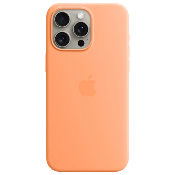 Husă pentru smartphone iPhone 15 Pro Max MagSafe Back/ TPU/ Orange photo 1