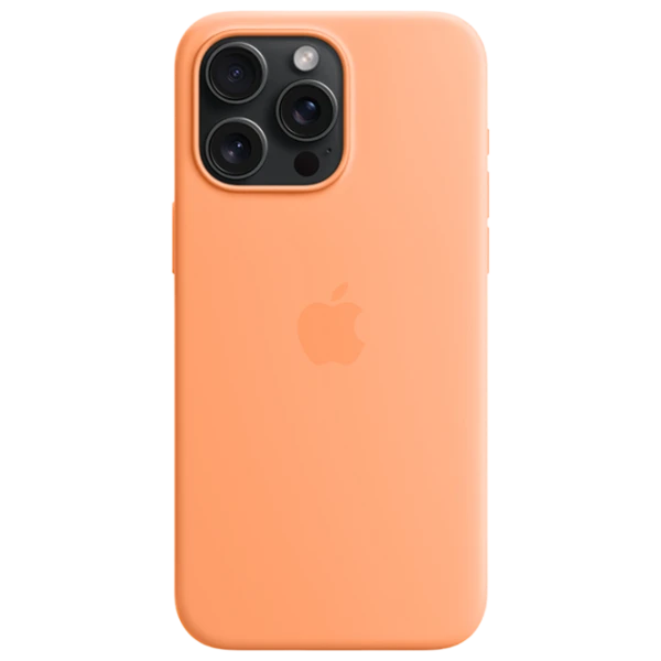 Husă pentru smartphone iPhone 15 Pro Max MagSafe Back/ TPU/ Orange photo 3