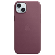 photo Husă pentru smartphone iPhone 15 Plus MagSafe Back/ FineWoven/ Cherry