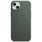 photo Husă pentru smartphone iPhone 15 Plus MagSafe Back/ FineWoven/ Green