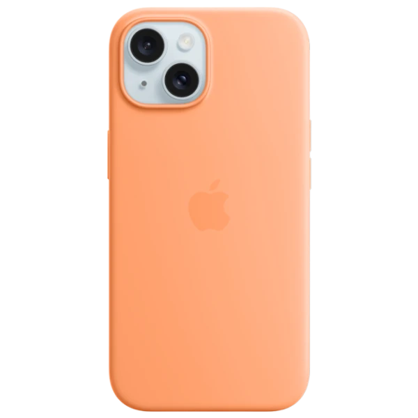 Чехол для смартфона iPhone 15 Plus MagSafe Back/ TPU/ Оранжевый photo 1