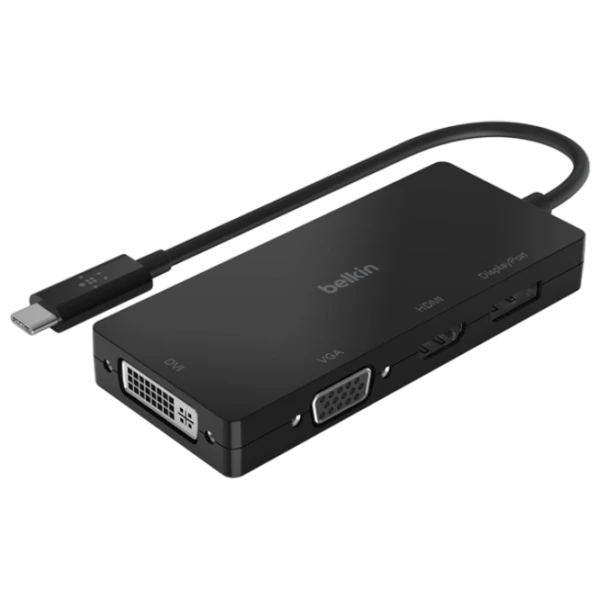 Adaptor Hub Belkin AVC003BTBK USB Type-C / Black photo 1