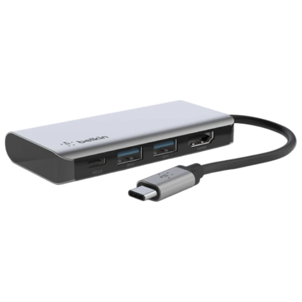 Adaptor Hub Belkin AVC006BTSGY USB Type-C / Silver photo 1