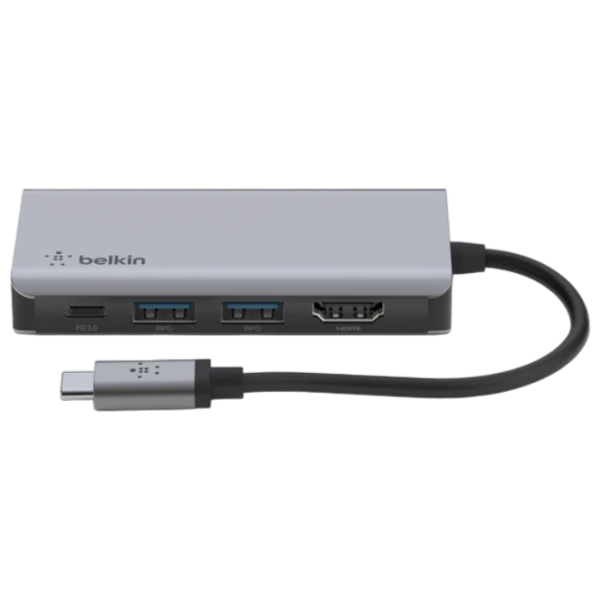 Adaptor Hub Belkin AVC006BTSGY USB Type-C / Silver photo 3