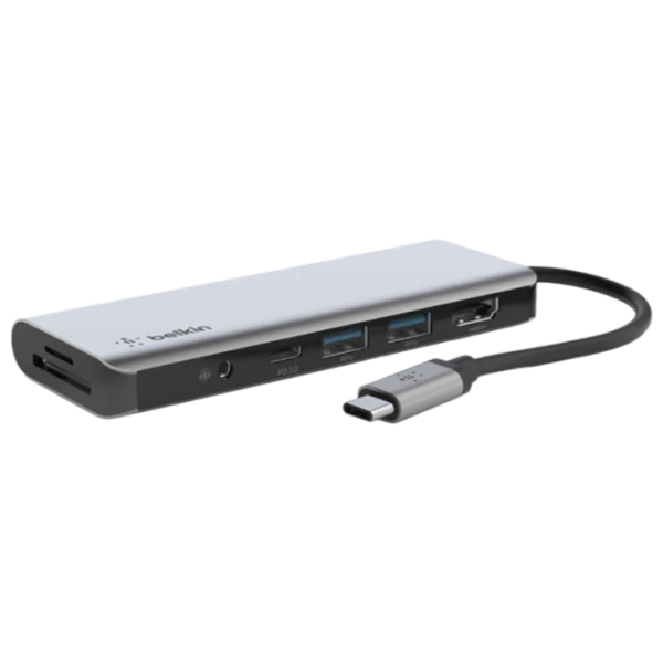 Adaptor Hub Belkin AVC009BTSGY USB Type-C / Silver photo 1