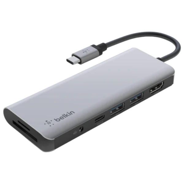 Adaptor Hub Belkin AVC009BTSGY USB Type-C / Silver photo 2