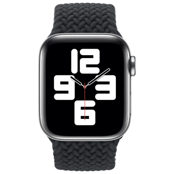 Curelușă Apple Watch Solo Loop Braided Poliester/ Charcoal photo 3