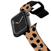 photo Curelușă Apple Watch Ultra 2 Impact Band 70s Retro Floral 38, 40, 41 mm/ Black Brown