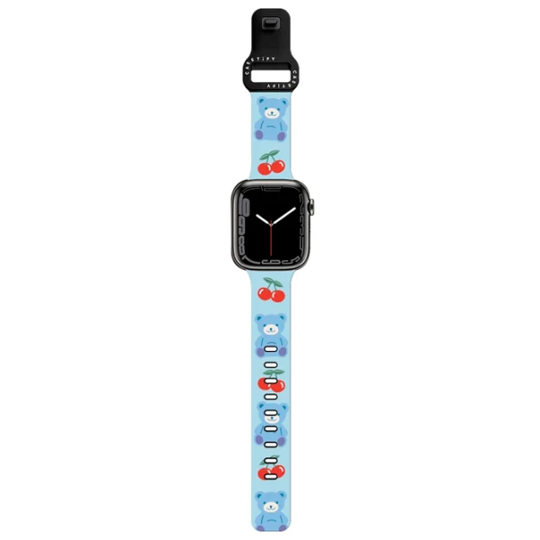 Curelușă Apple Watch Ultra 2 Impact Band Cherrie Bear 38, 40, 41 mm/ Black Multicolor photo 2