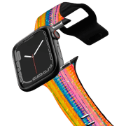 photo Curelușă Apple Watch Ultra 2 Impact Band Lineation No. 62 by Ingrid Ching 38, 40, 41 mm/ Black Multicolor