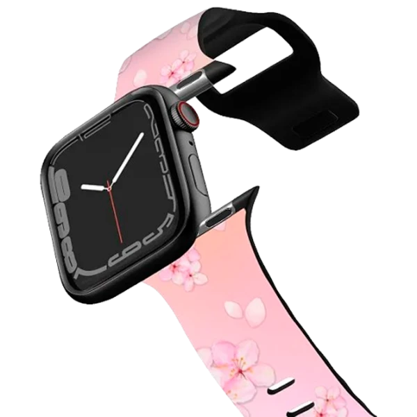 Curelușă Apple Watch Ultra 2 Impact Band Sakura Cherry Saturday Pellets/ 38, 40, 41 mm/ Pink Black photo 1