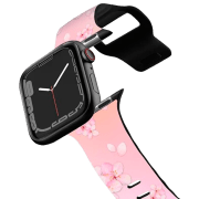 photo Ремень Apple Watch Ultra 2 Impact Band Sakura Cherry Saturday Pellets/ 38, 40, 41 мм/ Розовый Черный