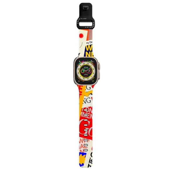 Ремень Apple Watch Ultra 2 Impact Band Collage Pellets/ 42, 44, 45, 49 мм/ Разноцветный Черный photo 2