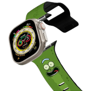 photo Curelușă Apple Watch Impact Band Pickle Rick 42, 44, 45, 49 mm/ Black Green