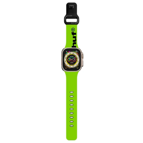 Ремень Apple Watch Impact Band HUF Legendary Pellets/ 42, 44, 45, 49 мм/ Зелёный Черный photo 2