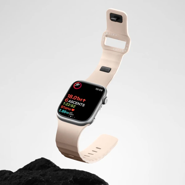 Curelușă Apple Watch Ultra 2 Bounce Band Elastomer/ 38, 40, 41 mm/ Sand photo 4