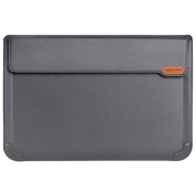 photo Husă pentru laptop 14"/ Leather/ Gray